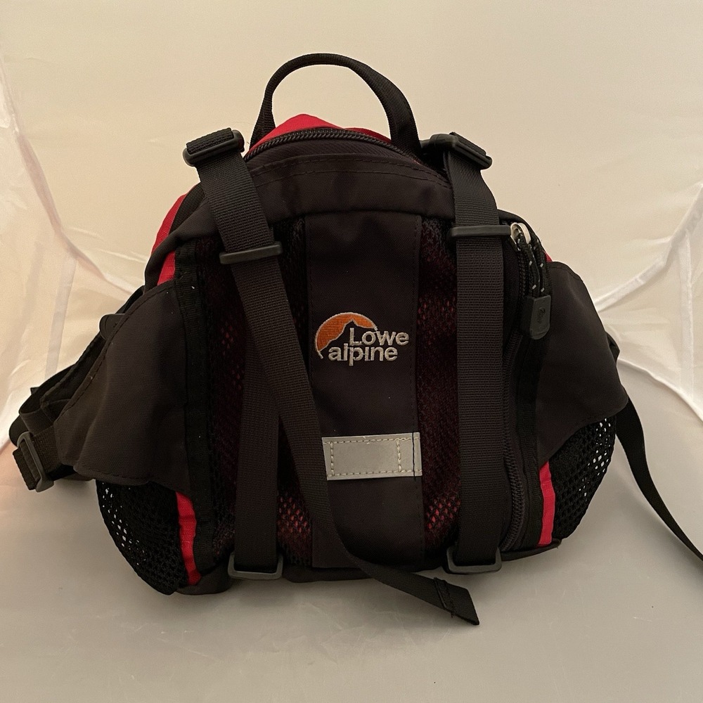 Lowe Alpine Small Hiking Fanny Pack Lumbar Backpack Trail Running Pouch, Red
